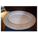 Large White Ceramic Platter