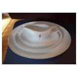 Fukagowa 2 - serving Plater , Gravy Boat and sauce