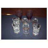 8 Shot glasses
