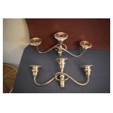Silverplate Wallace "Baroque" - Candelabras