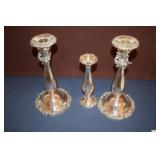 Silverplate Wallace "Baroque" - Candlesticks and