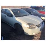 2006 Mitsubishi Galant Passenger Car, VIN # 4A3AB2