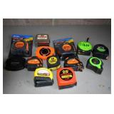 Lot of Assorted Tape Measures (Approx 12)