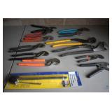 Lot of Assorted Tounge & Groove Pliers (Approx 12)