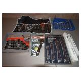 Lot of Assorted New and Used Wrenches