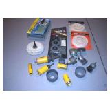 Lot of Hole Saws, Wire Brush, and Buffing Tools