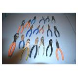 Lot of Assorted Pliers (approx 18)