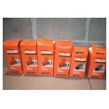 Lot of 6 Fram Oil & Fuel Filters