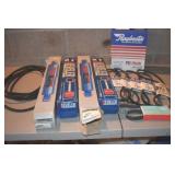Mixed Lot of Auto Parts including belts and shocks