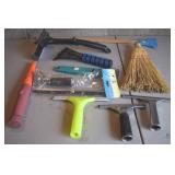 Lot of Ice Scrapers,  Squeeges, and More