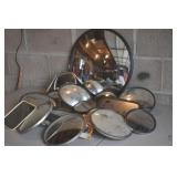 Lot of approximately 12 convex mirrors