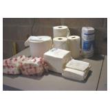 Lot of assorted paper products