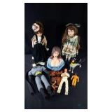 Lot of Seven (7) Dolls and Toys