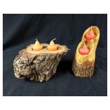 Wood Votive Holders
