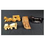 Four (4) items Assorted Decor