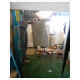 2 unframed wall mirrors