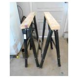 Lot of 2 Saw Horses