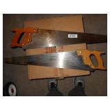 2 hand saws