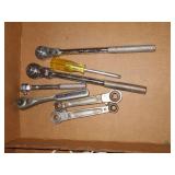 Lot of 7 Socket Handles