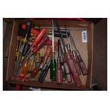 Lot of Assorted Screw Drivers and other tools