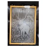 Glass etched buck