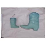 Van  Briggle signed pottery (Cowboy Boots)