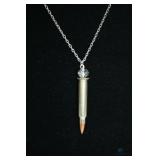 Mirror top Nickel Bullet Necklace
