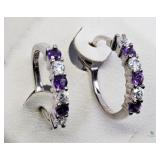 St. Sil Garnet Earrings