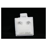 10k Gold  Heart Shaped earrings