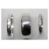 Lot of 3 St. Sil Rings