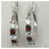 St. Sil Garnet Earrings