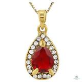 Ruby & Diamond Pendant