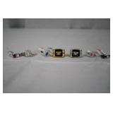 Lot of Seven Costume Jewelry Rings