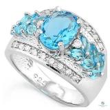 Blue Topaz Ring