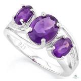 Amethyst 925 Sterling Silver Ring