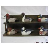 Lot of 6 Avon Collector Duck Series Bottles