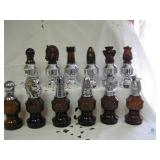 Lot of 12 Avon Bottles - Chess