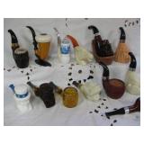 Lot of 13 Avon Bottles - Tobacco Pipes