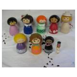 Lot of 9 Avon Bottles - Small World