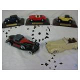 Lot of 5 Avon Bottles - Classic Roadsters