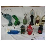 Lot of 10 Avon Bottles - Fishing and Lanterns