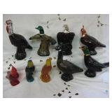 Lot of 9 Avon Bottles - Birds and Game