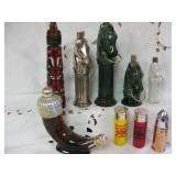 Lot of 9 Avon Bottles - Hitching Posts and Ammo