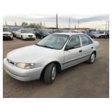 2000 Toyota Corolla Passenger Car, VIN # 1NXBR12E9