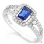 Sapphire and Diamond Ring