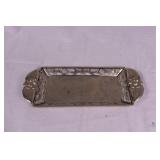 Decorative silver tray
