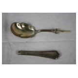 Metal, two piece spoon