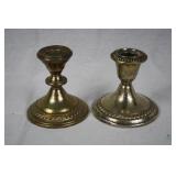 2 Short Candle Stick Holder