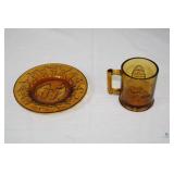 Vintage Tiara Indiana Amber Childrens Nursery Rhym