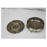 Two Pieces - Nickel Silver and Decorative Metal